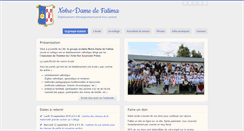 Desktop Screenshot of ndfatima.org